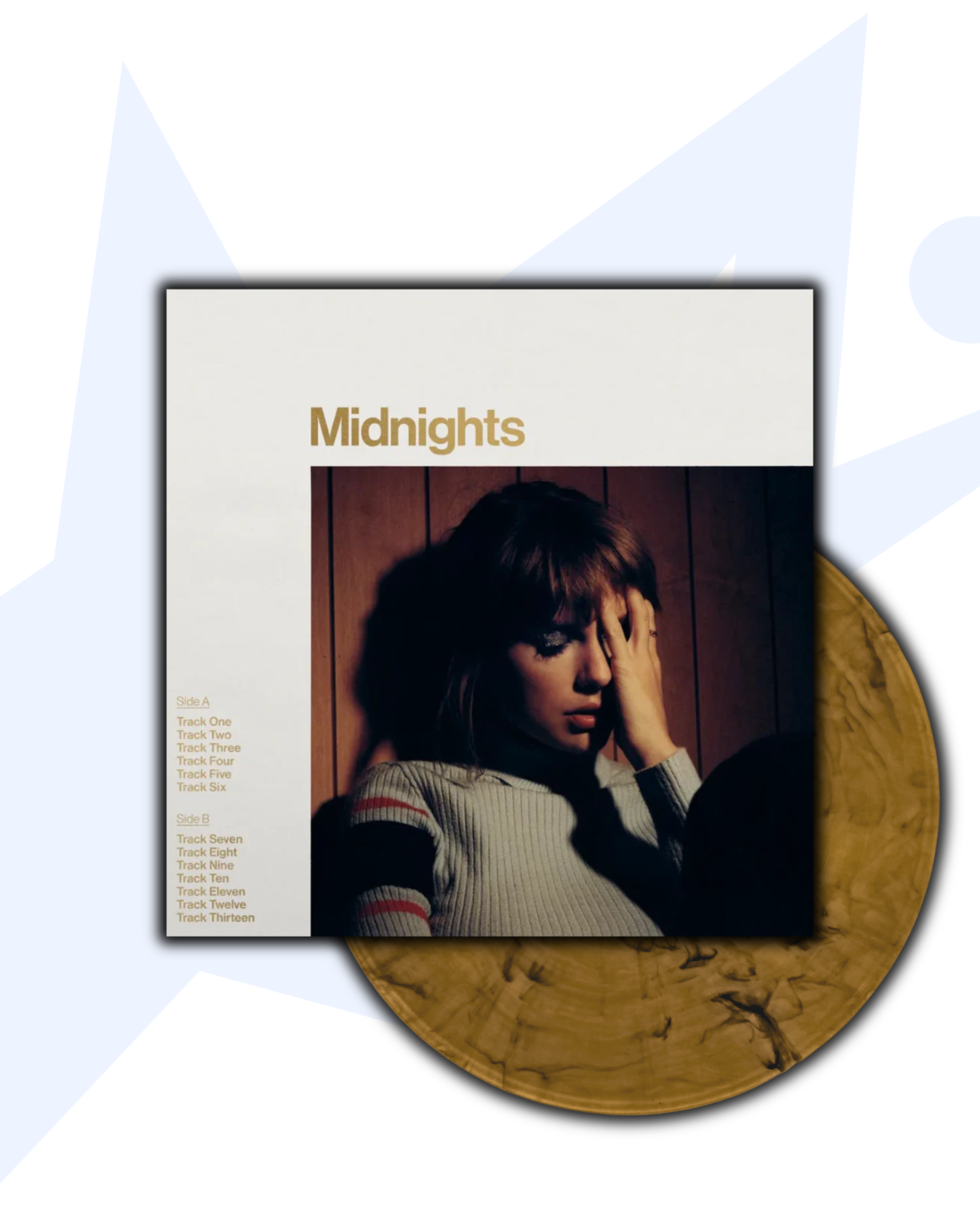 Taylor Swift Midnights 1LP Vinilo (Mármol Café)