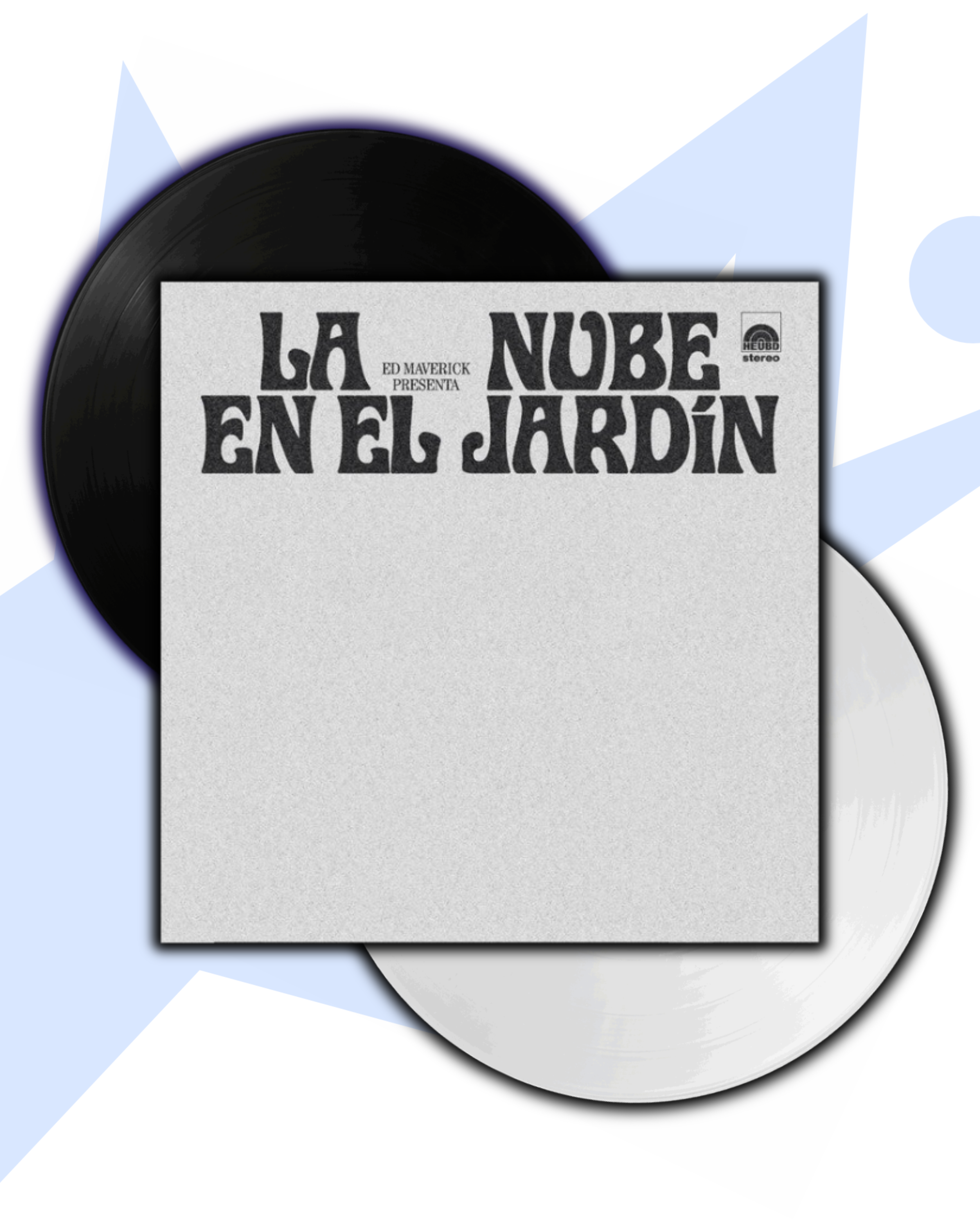 Ed Maverick La Nube en el Jardín 2LP Vinilo ( 1 Blanco y 1 Standard Negro)