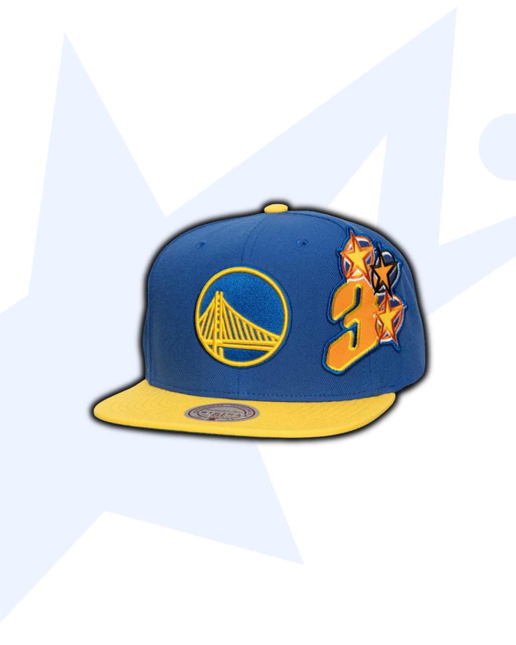 Mitchell & Ness x Billie Eilish Golden State Warriors NBA B.E. Patch Snapback