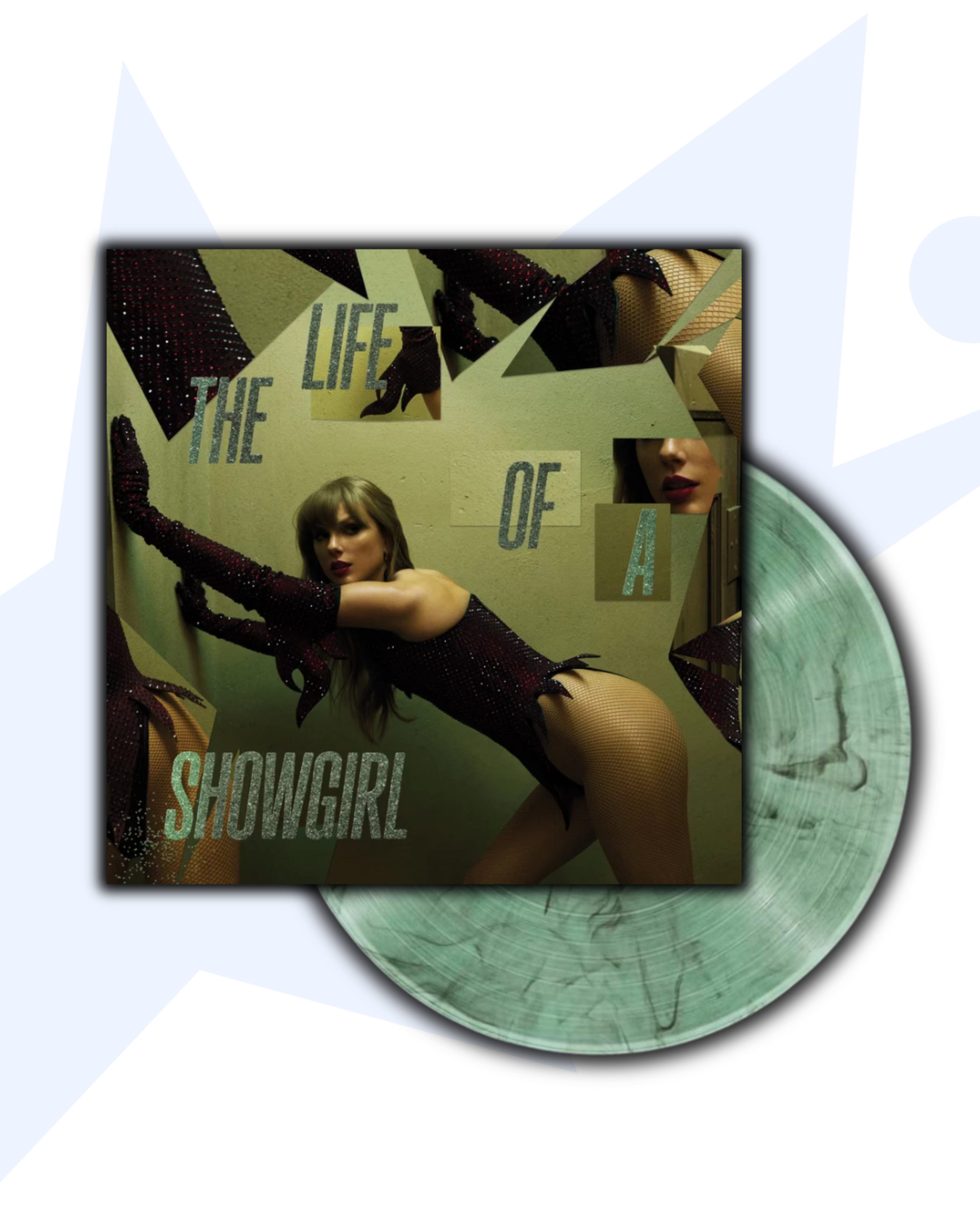 Taylor Swift The Life of a Showgirl 1LP Vinilo: Shiny Bug(Verde)