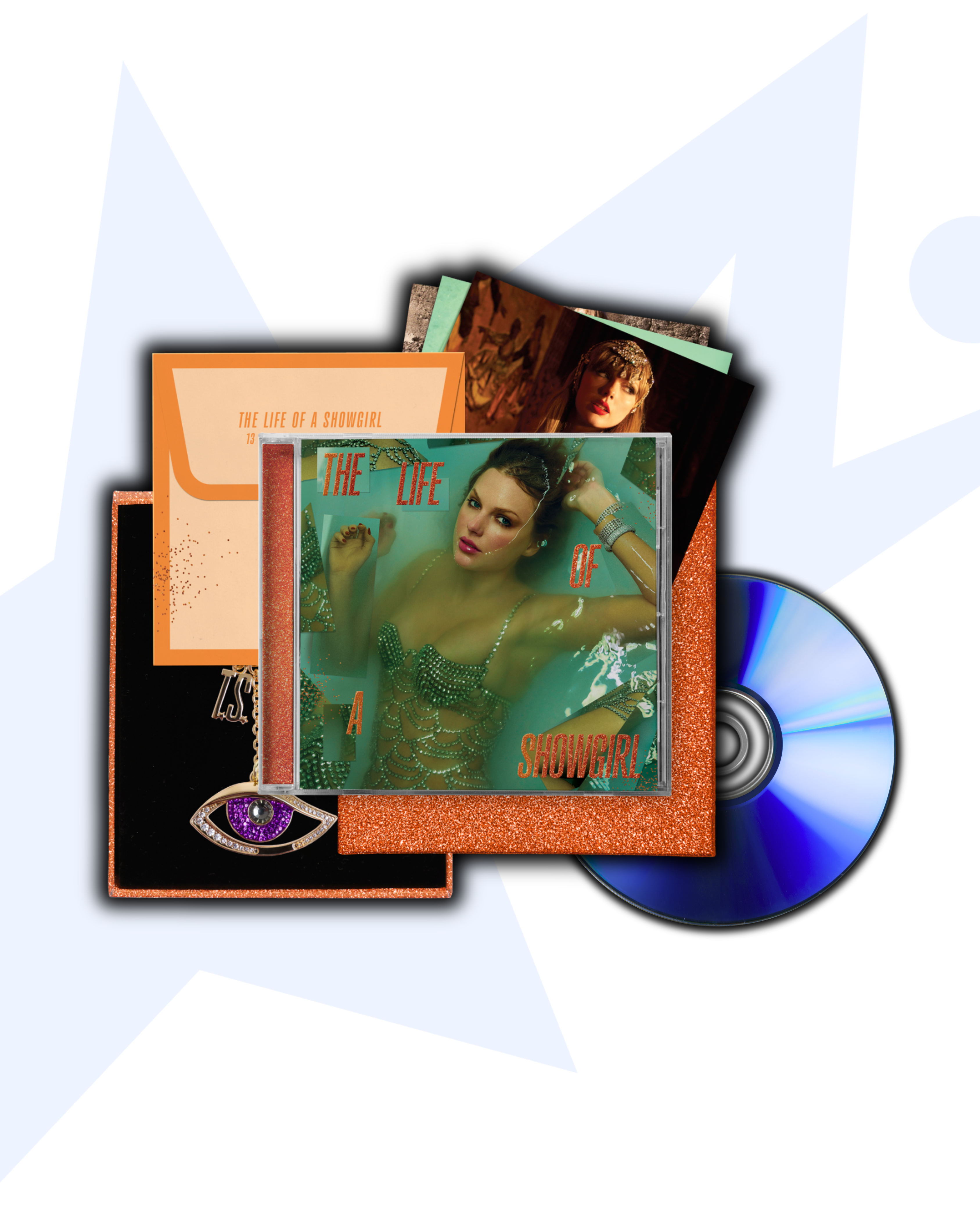 Taylor Swift The Life of a Showgirl: Sweat and Vanilla Perfume CD Deluxe (Naranja)