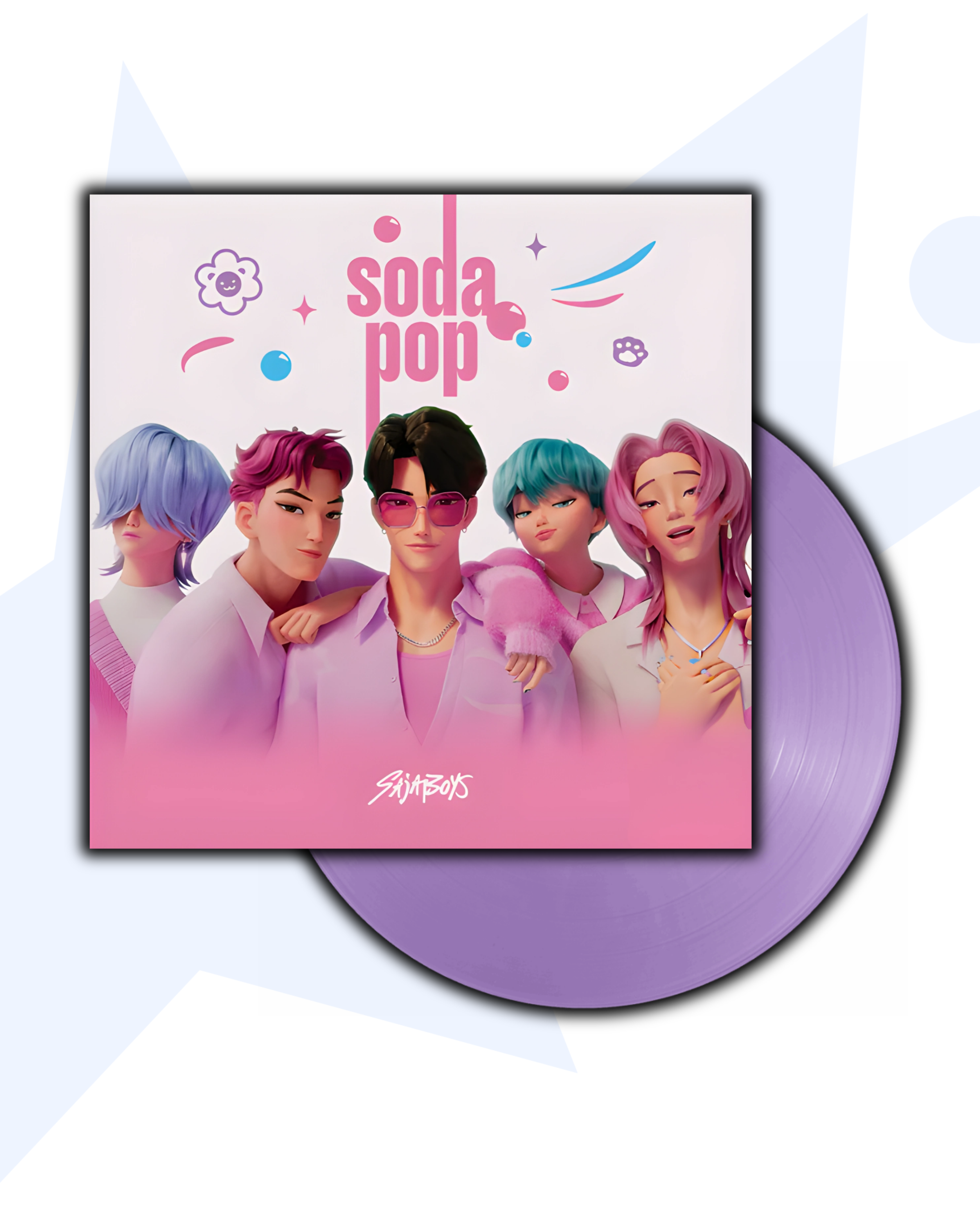 K-pop Demon Hunters SODA POP 7” Vinyl