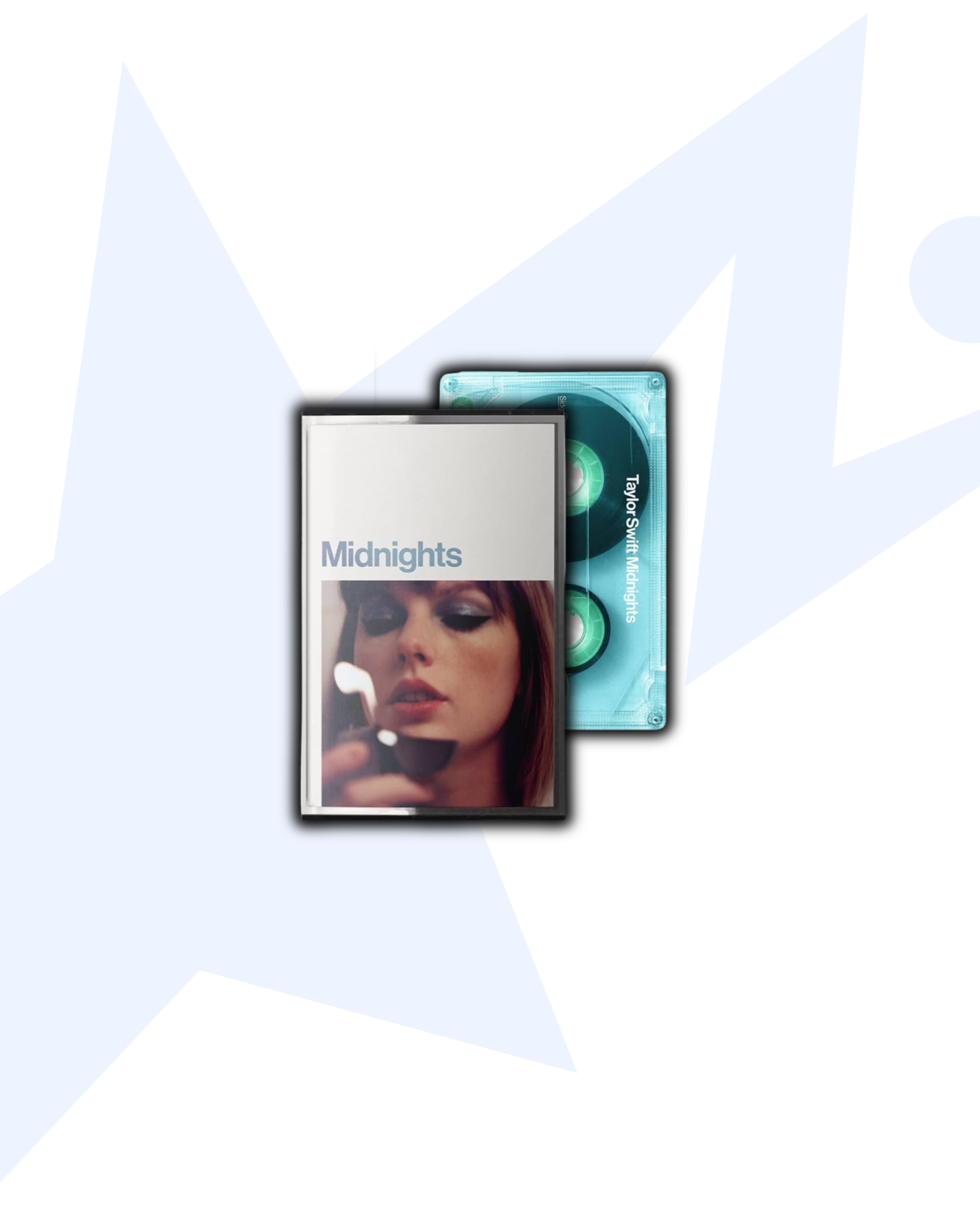 Taylor Swift Midnights Cassette (Azul Traslúcido)