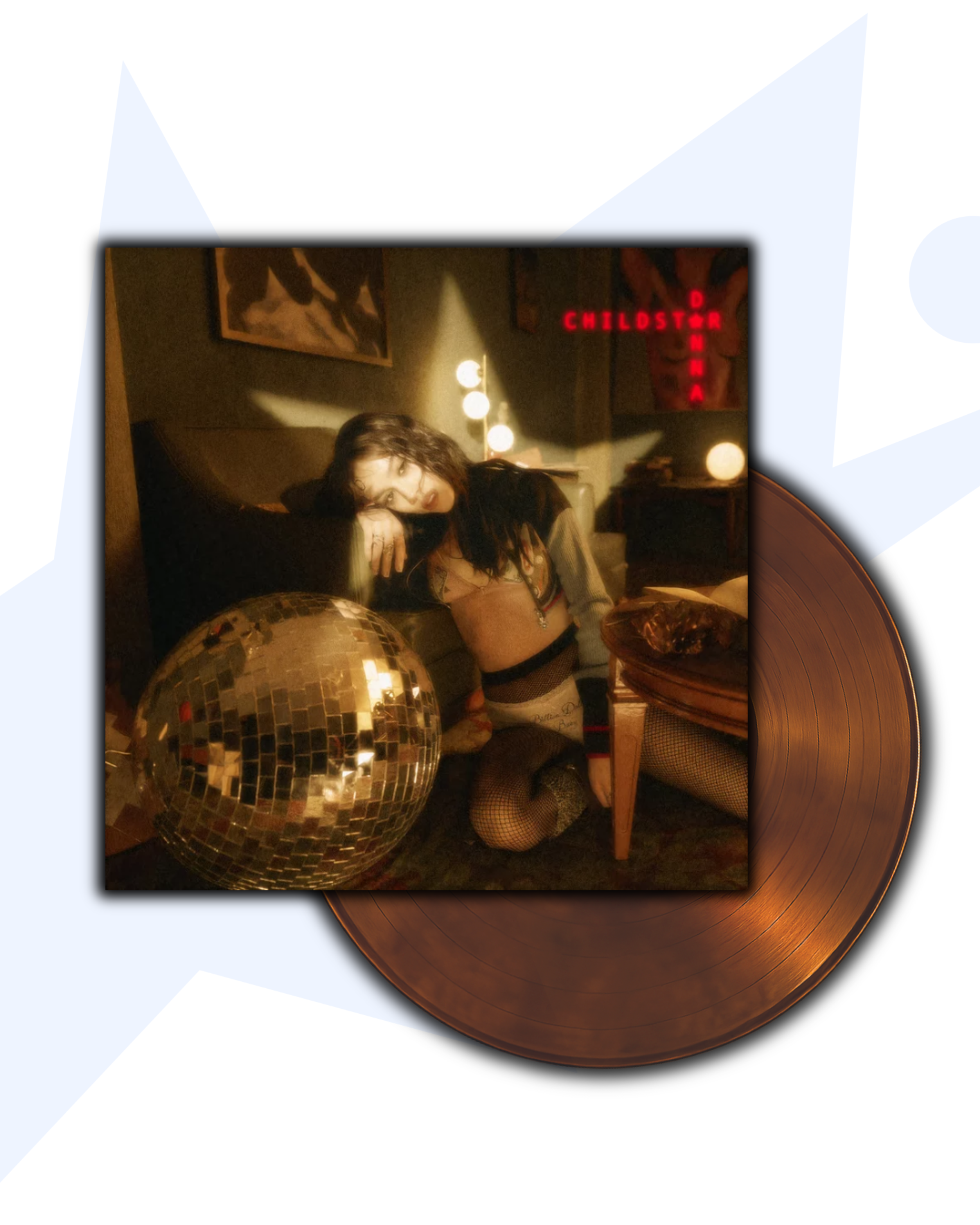 Danna Paola Childstar 1LP Vinilo (Naranja/Café Mármol Traslúcido)