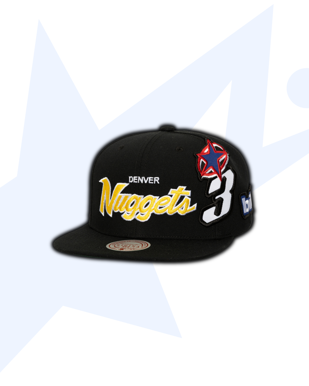 Billie Eilish X Mitchell & Ness Denver Nuggets NBA B.E. Patch Snapback
