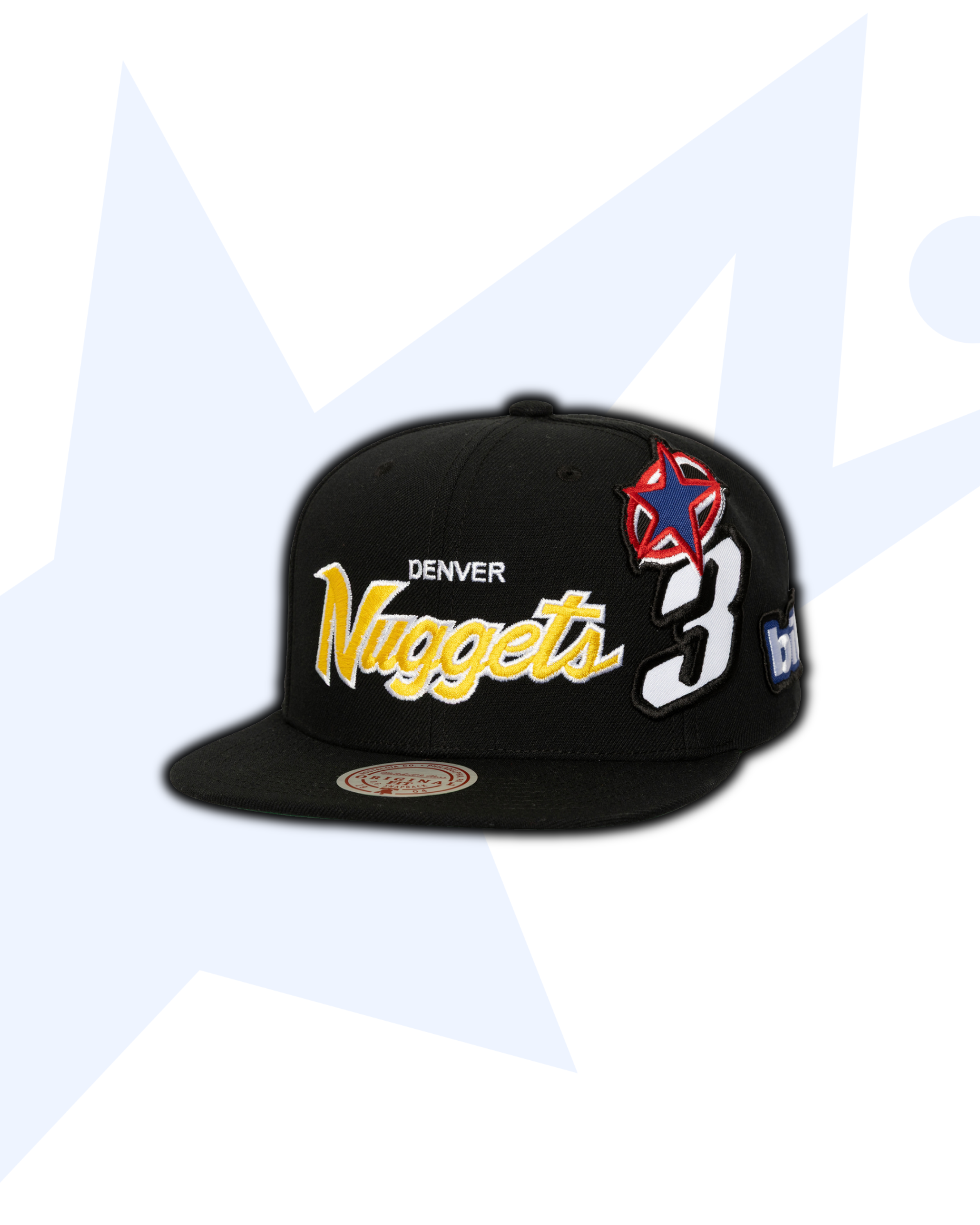 Billie Eilish X Mitchell & Ness Denver Nuggets NBA B.E. Patch Snapback