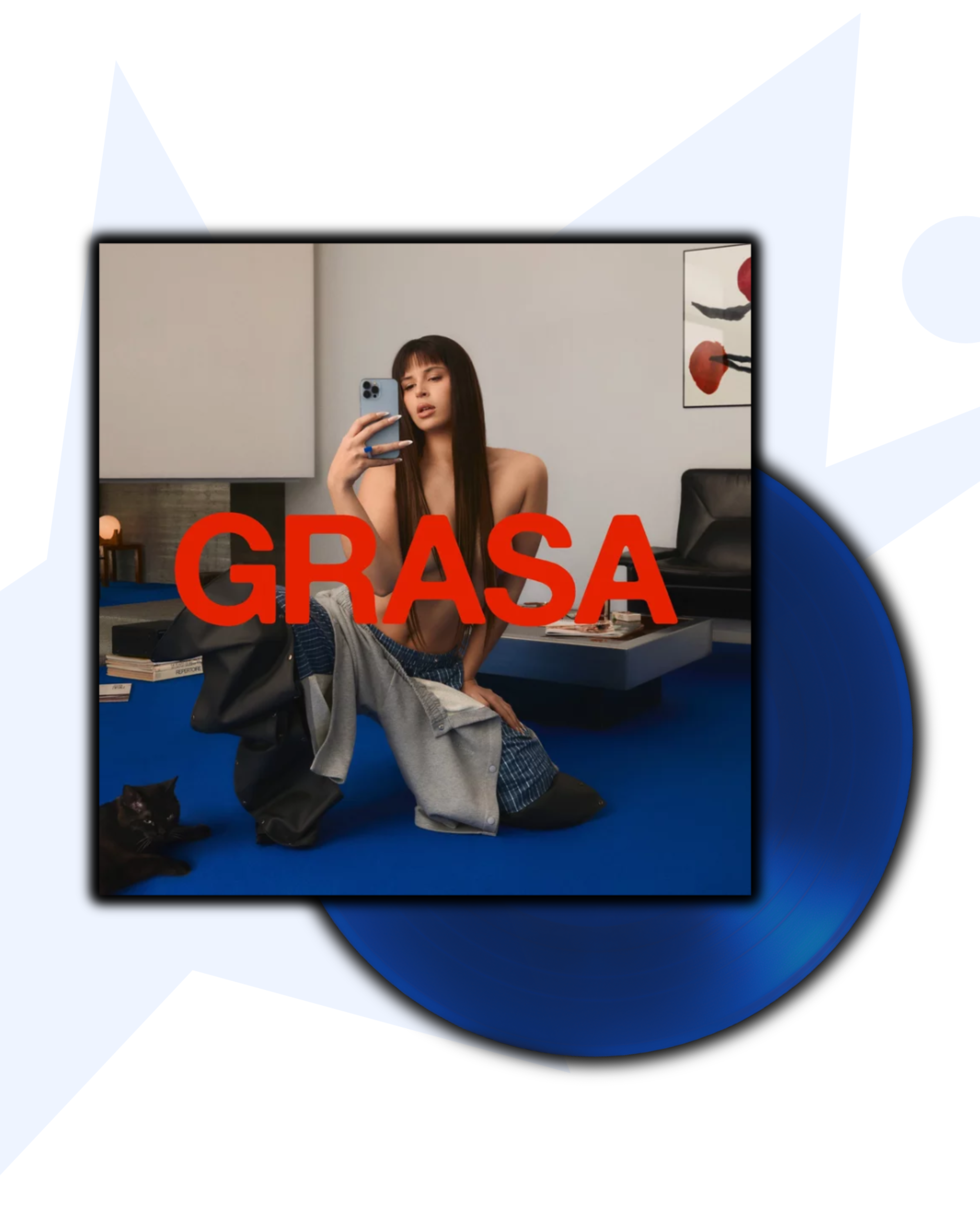 Nathy Peluso Grasa 1 LP Vinilo (Azul Traslúcido)