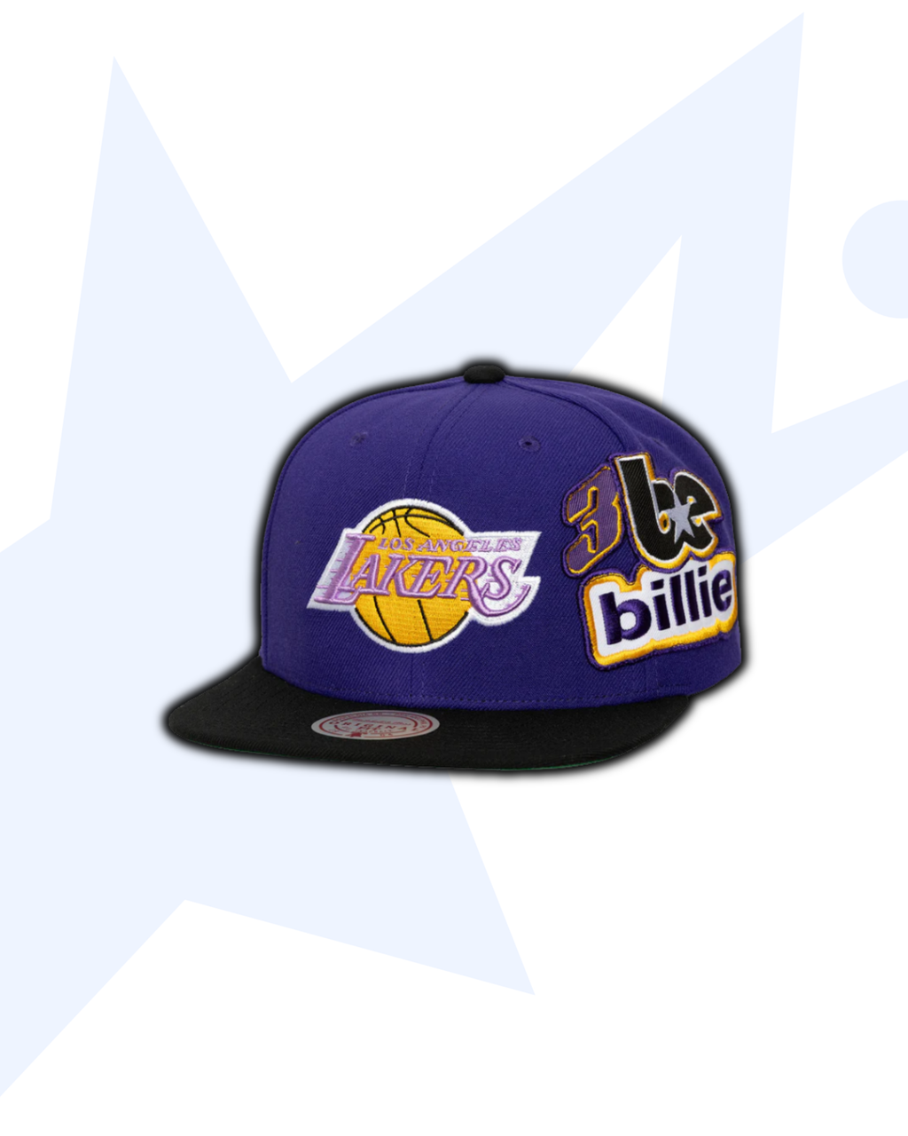 Billie Eilish X Mitchell & Ness Los Angeles Lakers NBA B.E. Patch Snapback