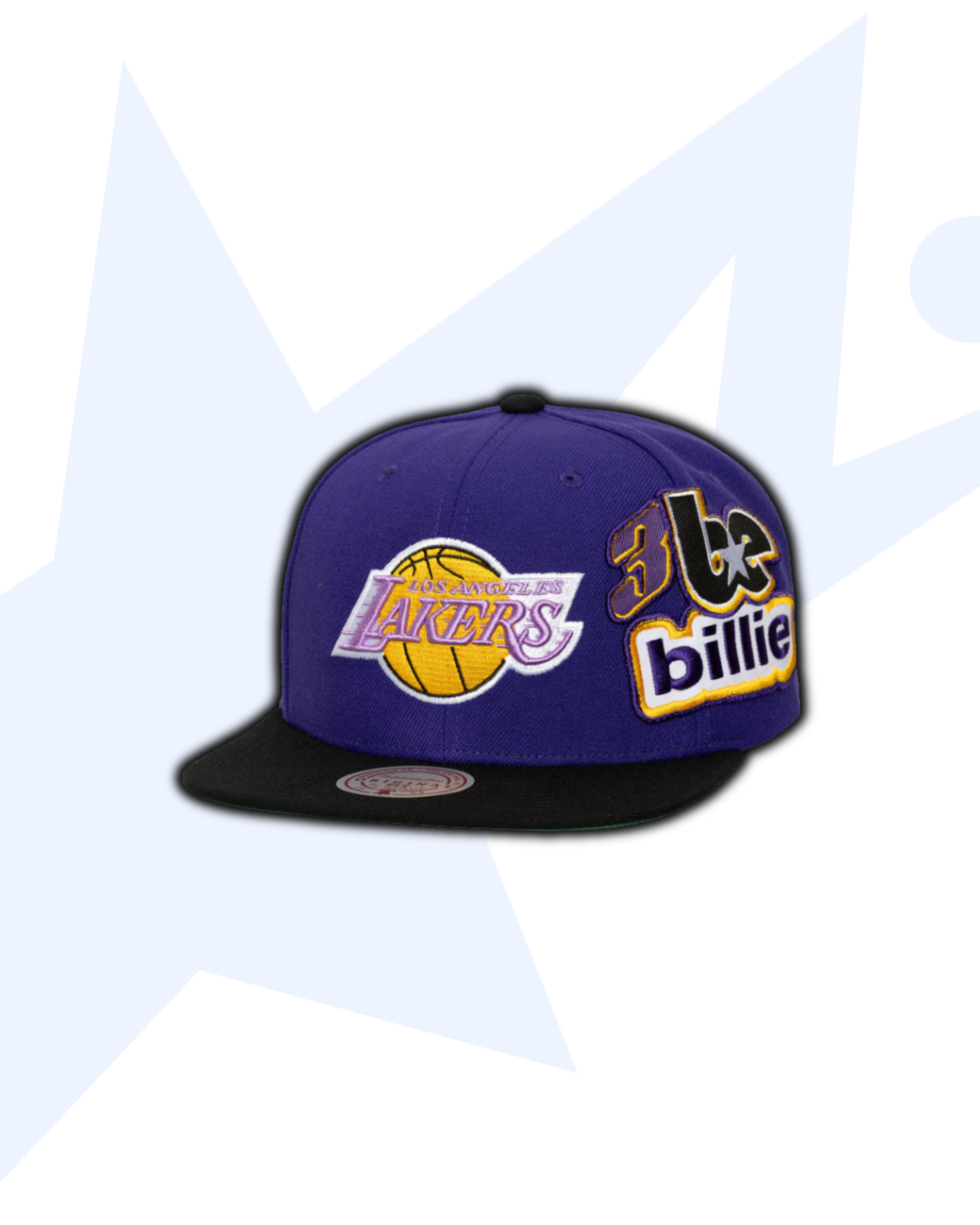 Billie Eilish X Mitchell & Ness Los Angeles Lakers NBA B.E. Patch Snapback