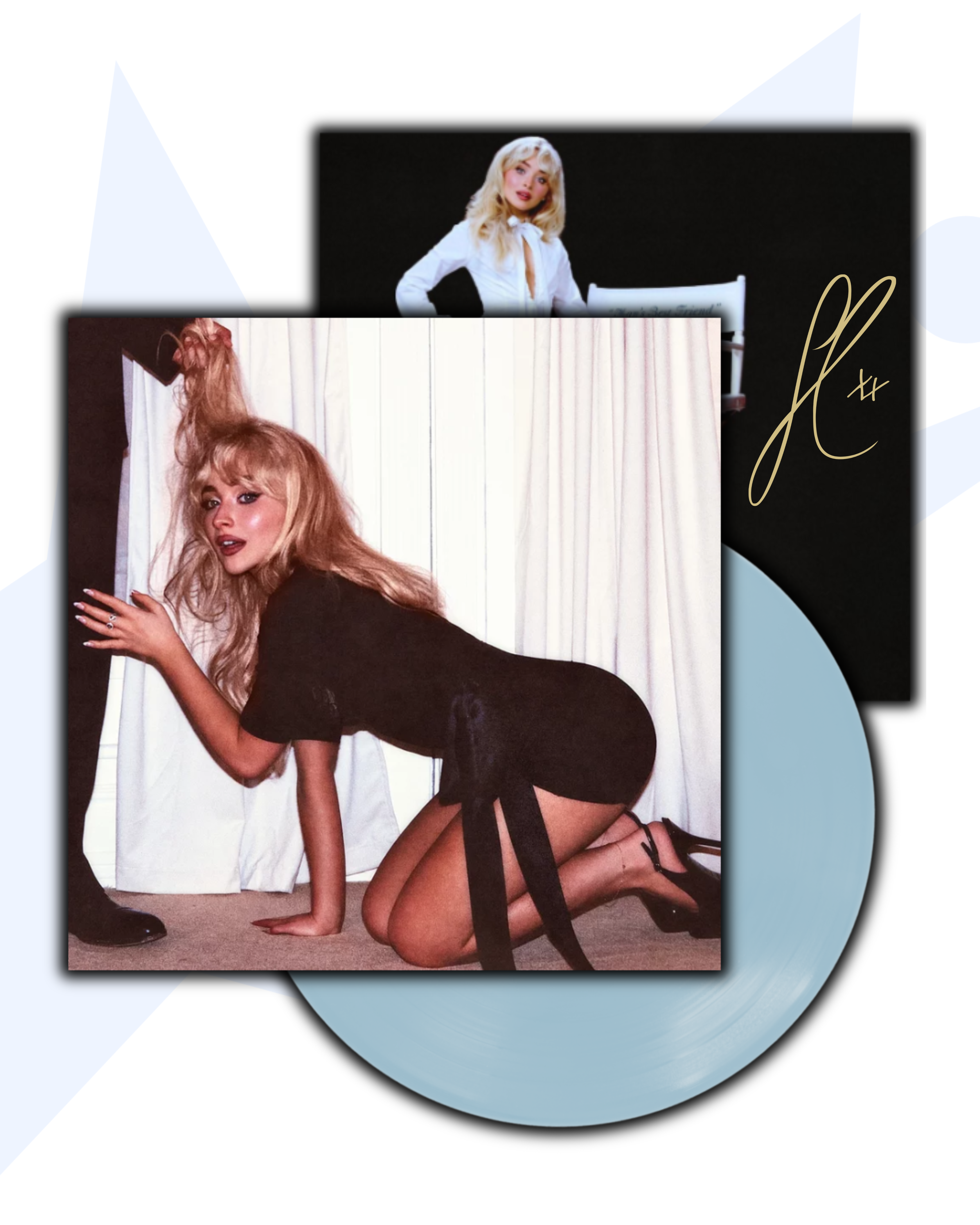 Sabrina Carpenter Man´s Best Friend 1LP Vinilo Azul + Autografo