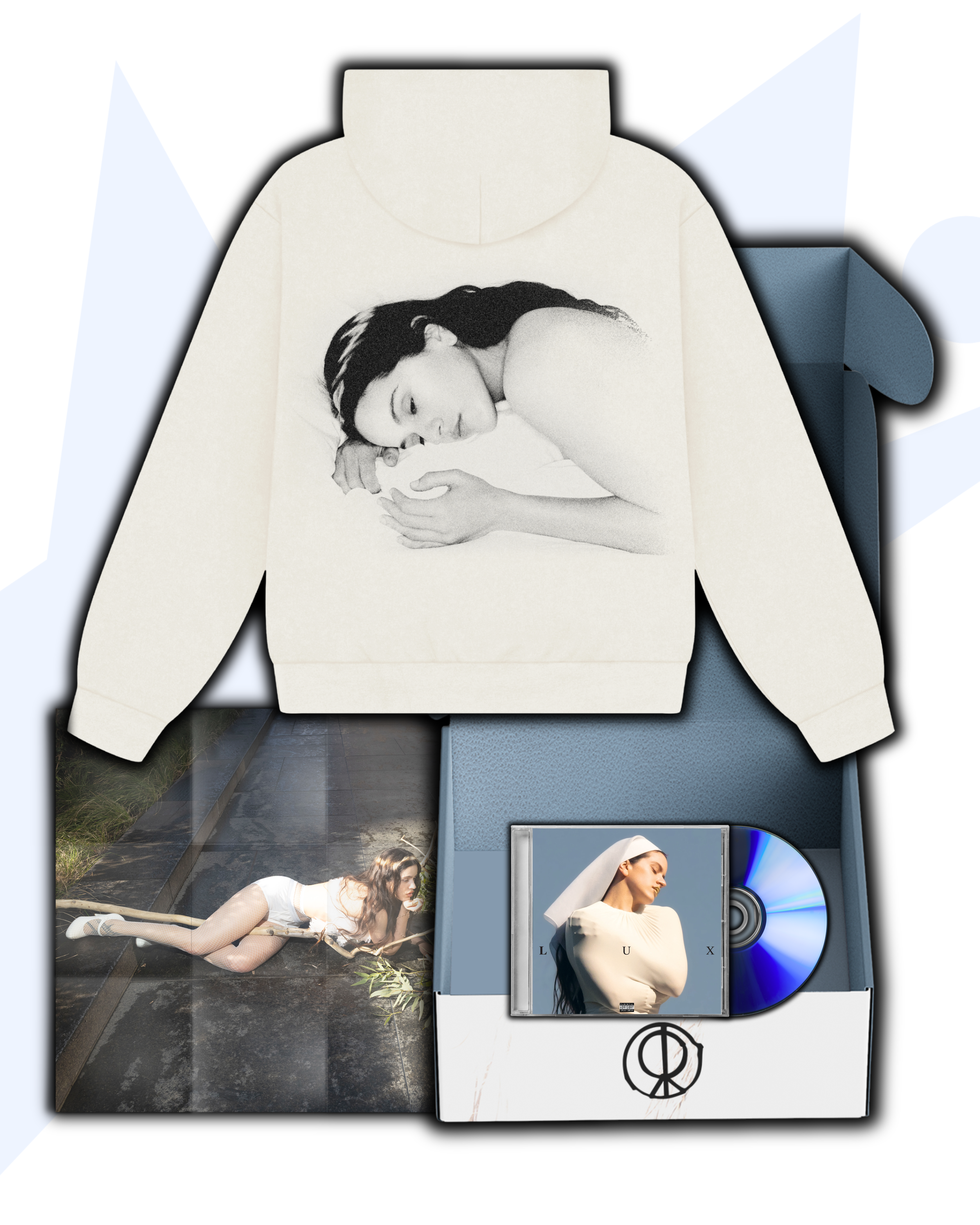 Rosalía LUX Box Set (Hoodie Blanca + Póster + CD)
