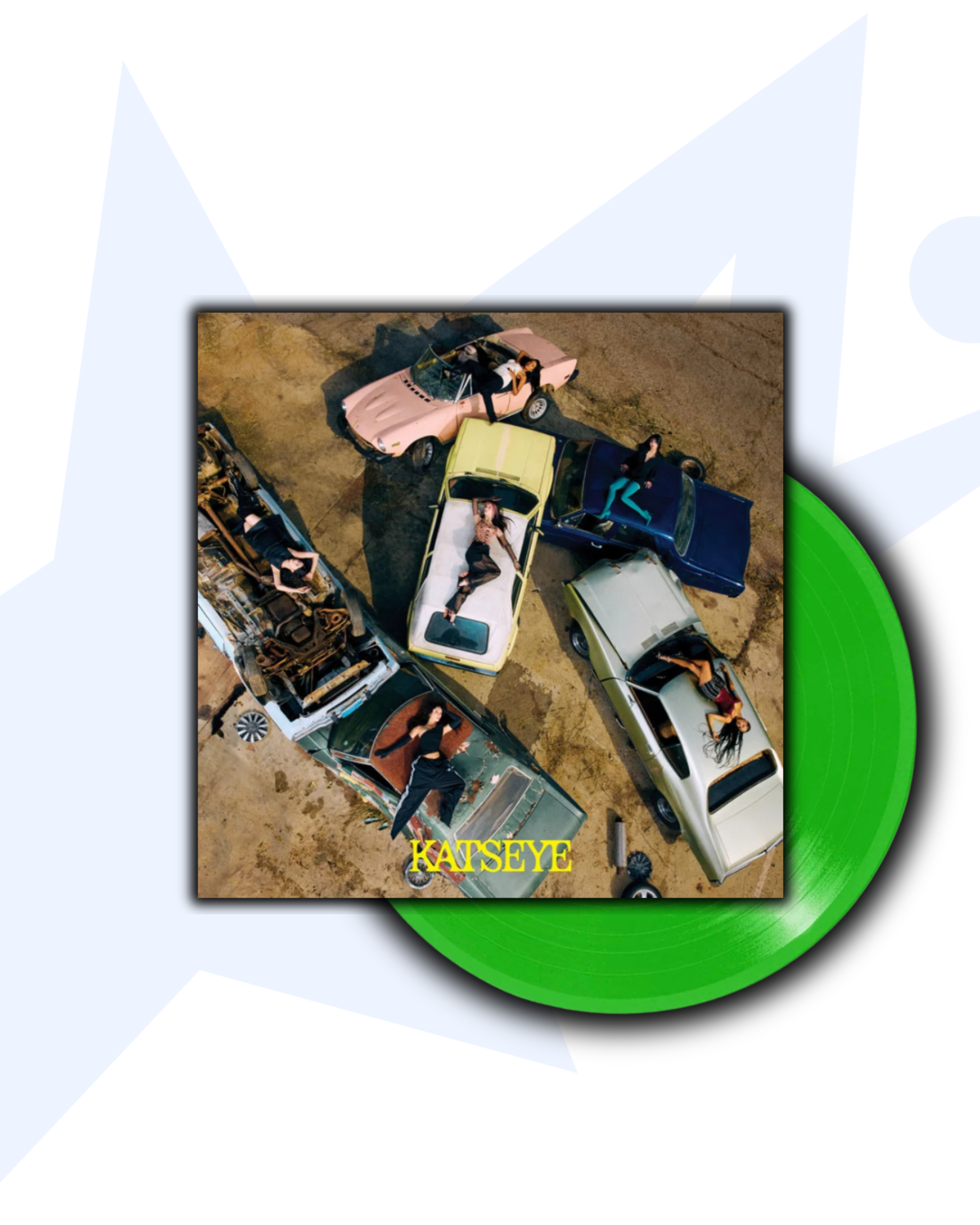 Katseye Beautiful Chaos 1LP Standard Vinyl (Verde)
