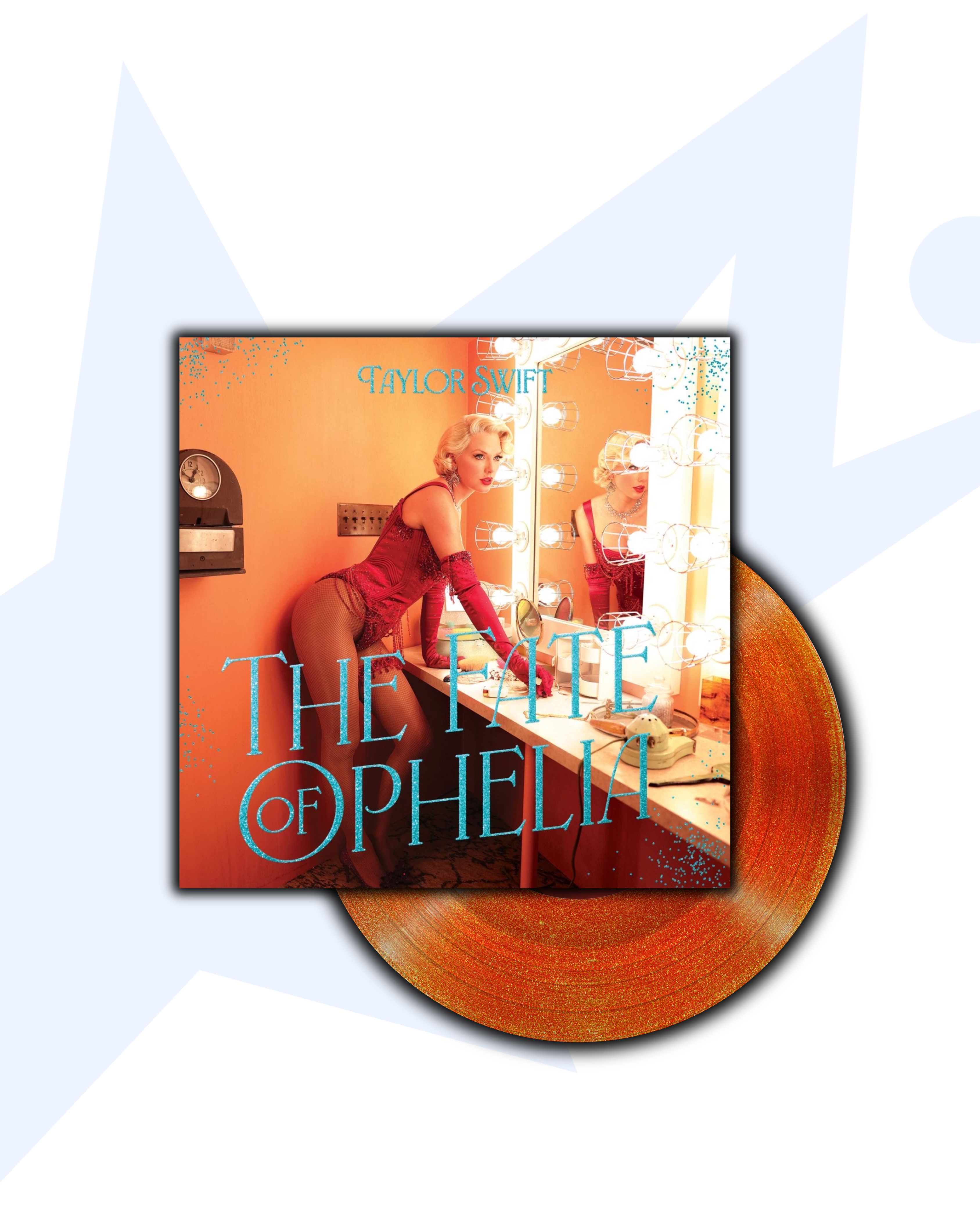 Taylor Swift The Fate of Ophelia Single Vinilo (Naranja W/Glitter)