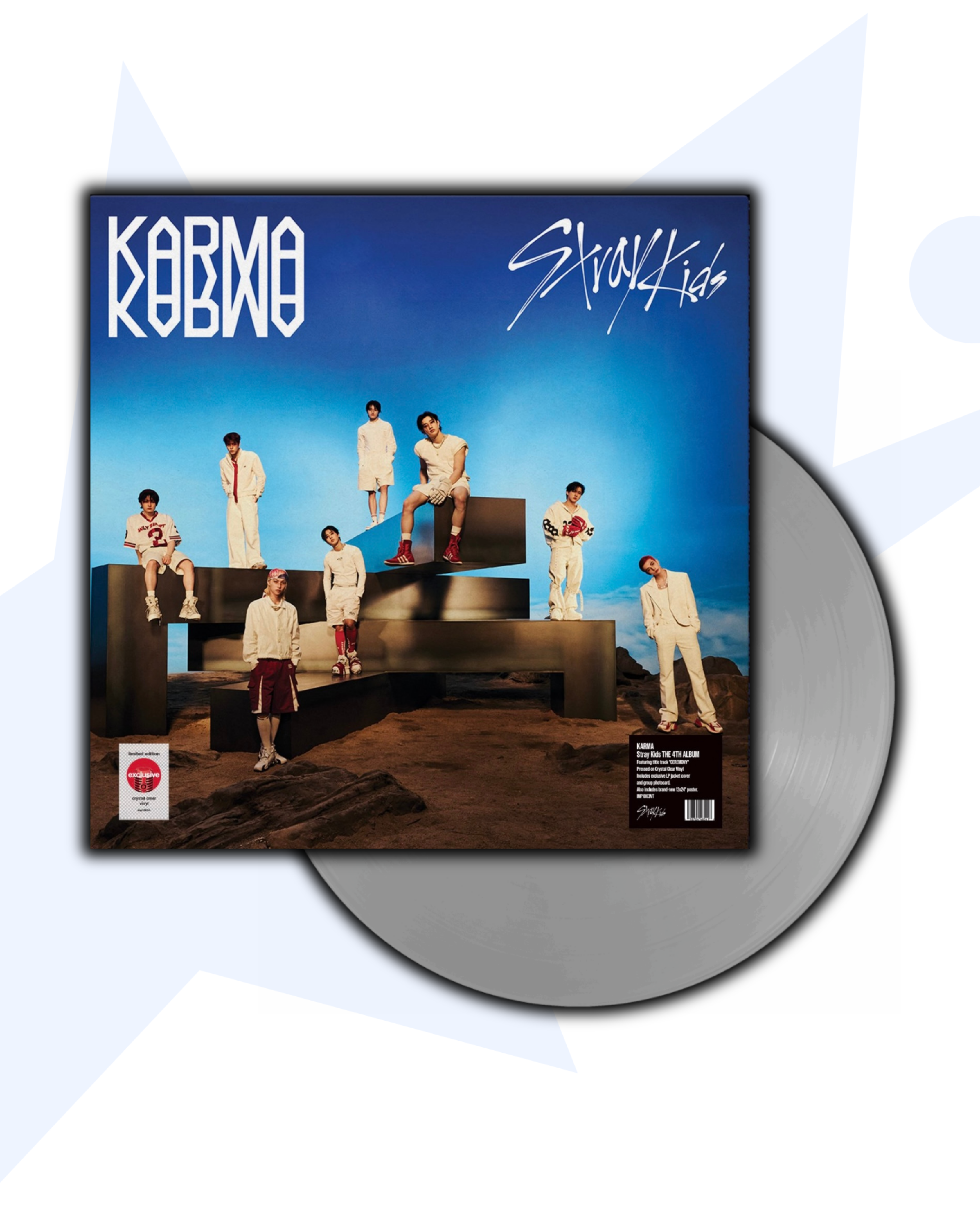 Stray Kids KARMA Crystal Clear Vinyl (Target Exclusive)