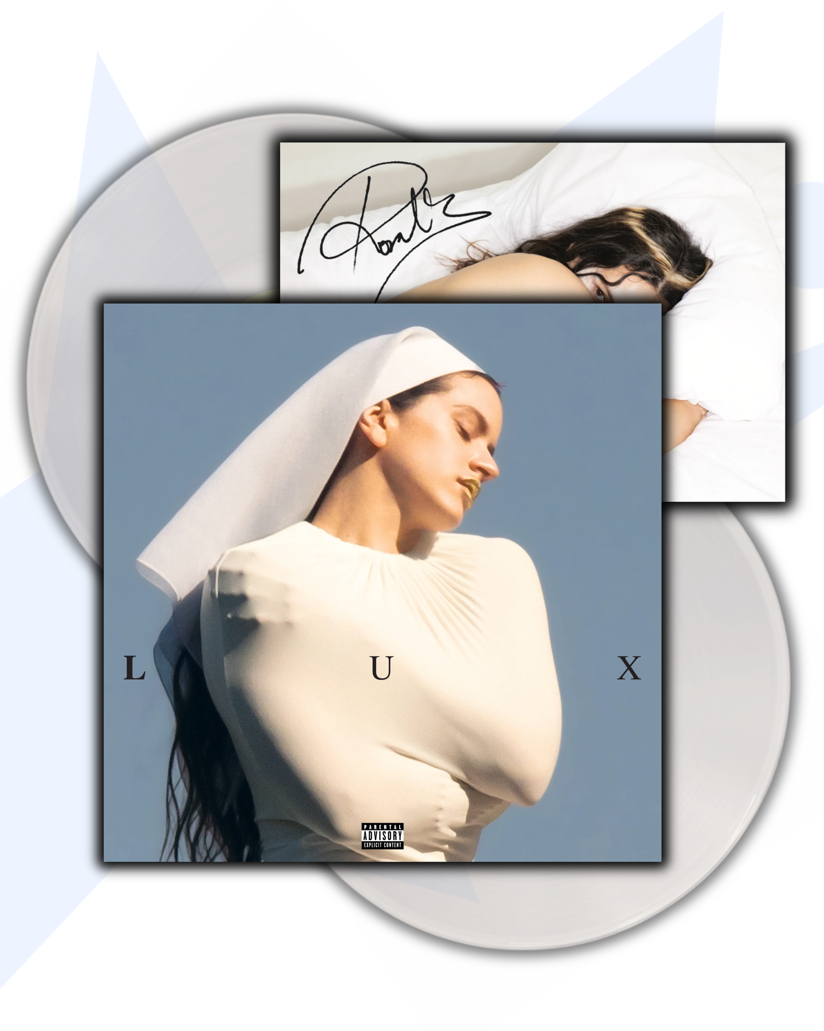 Rosalía LUX 2LP Vinilo Translúcido Clear + Autógrafo