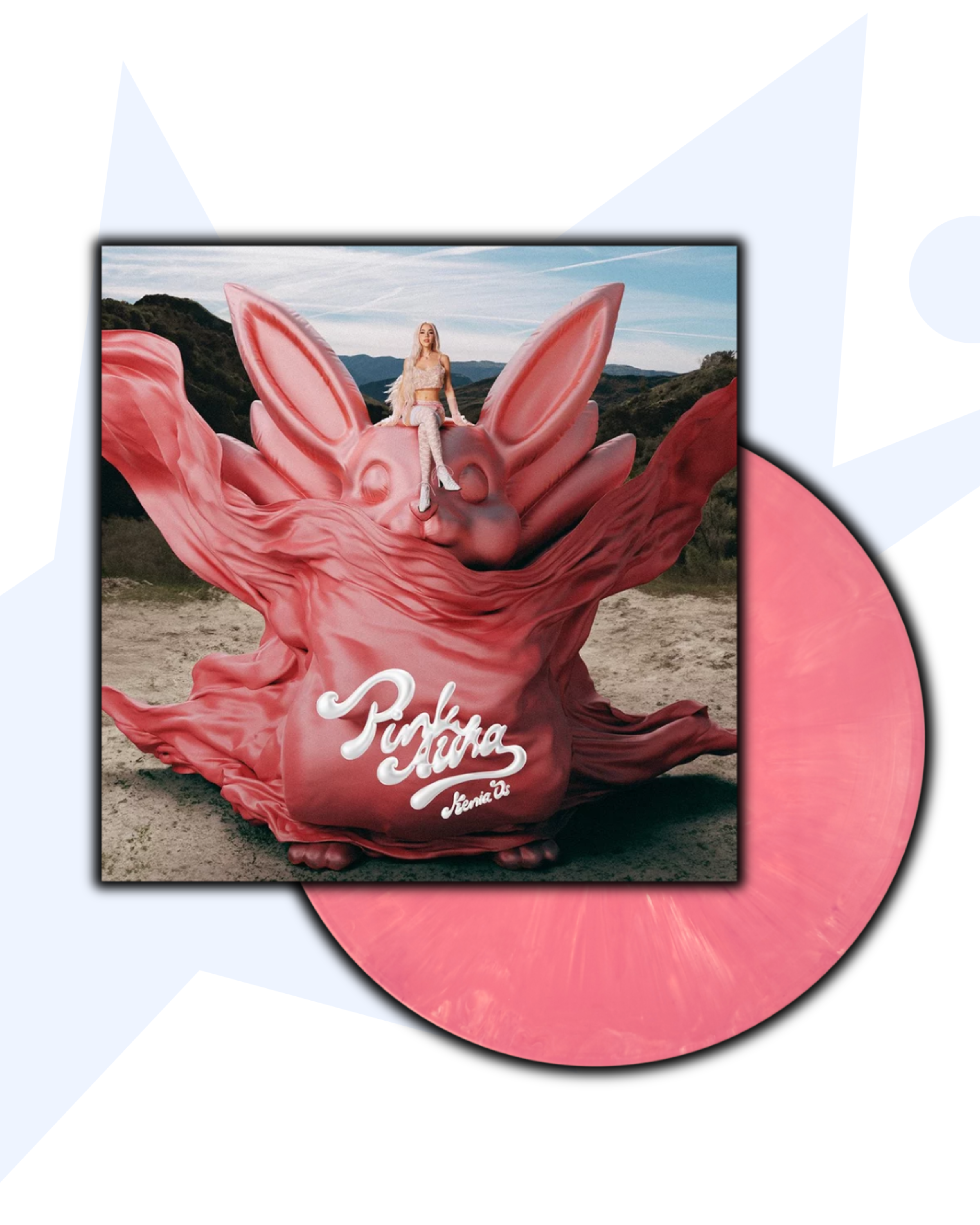 Kenia Os Pink Aura 1LP Vinilo (Rosa Mármol Opaco)