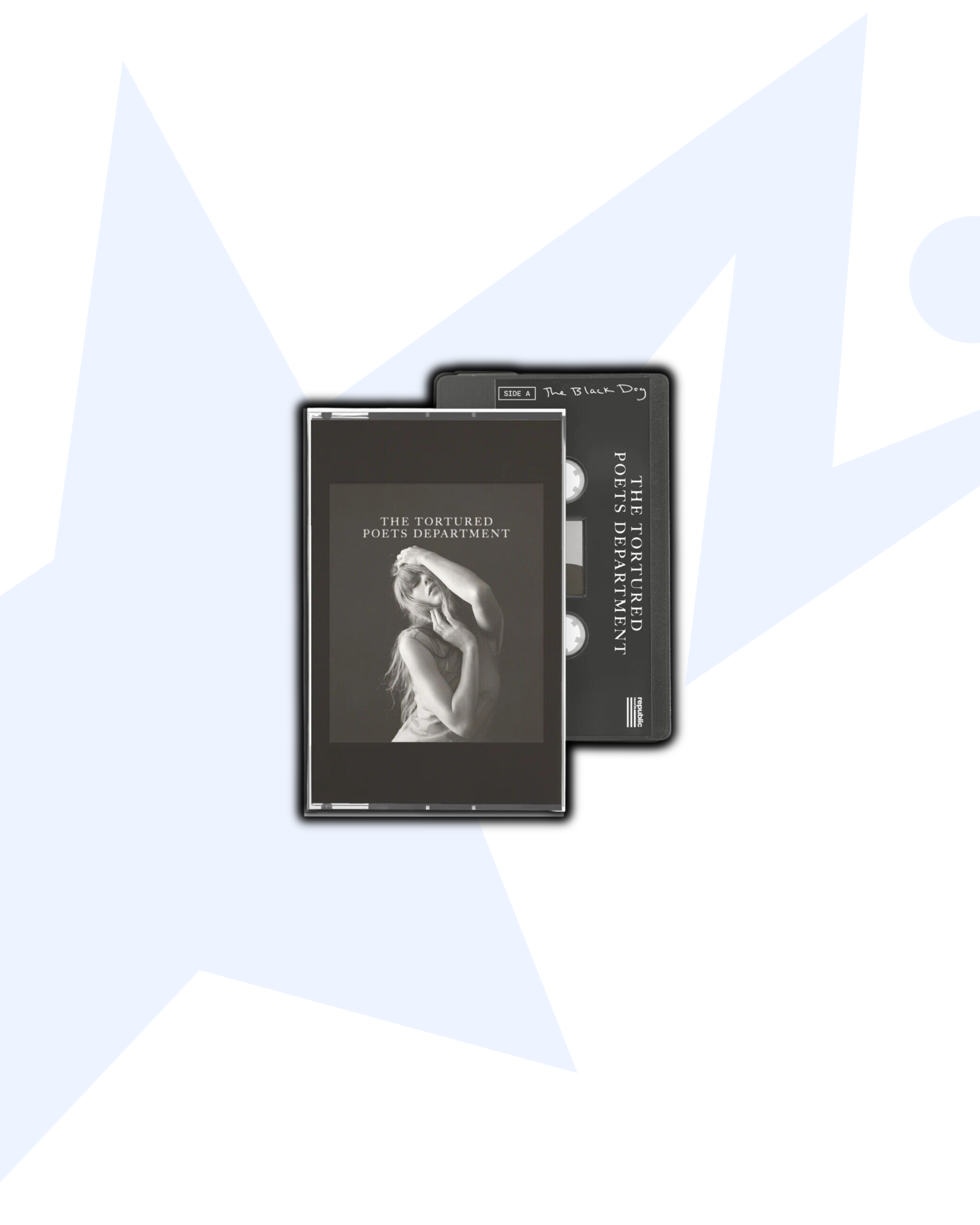 Taylor Swift TTPD: The Black Dog Cassette (Negro)