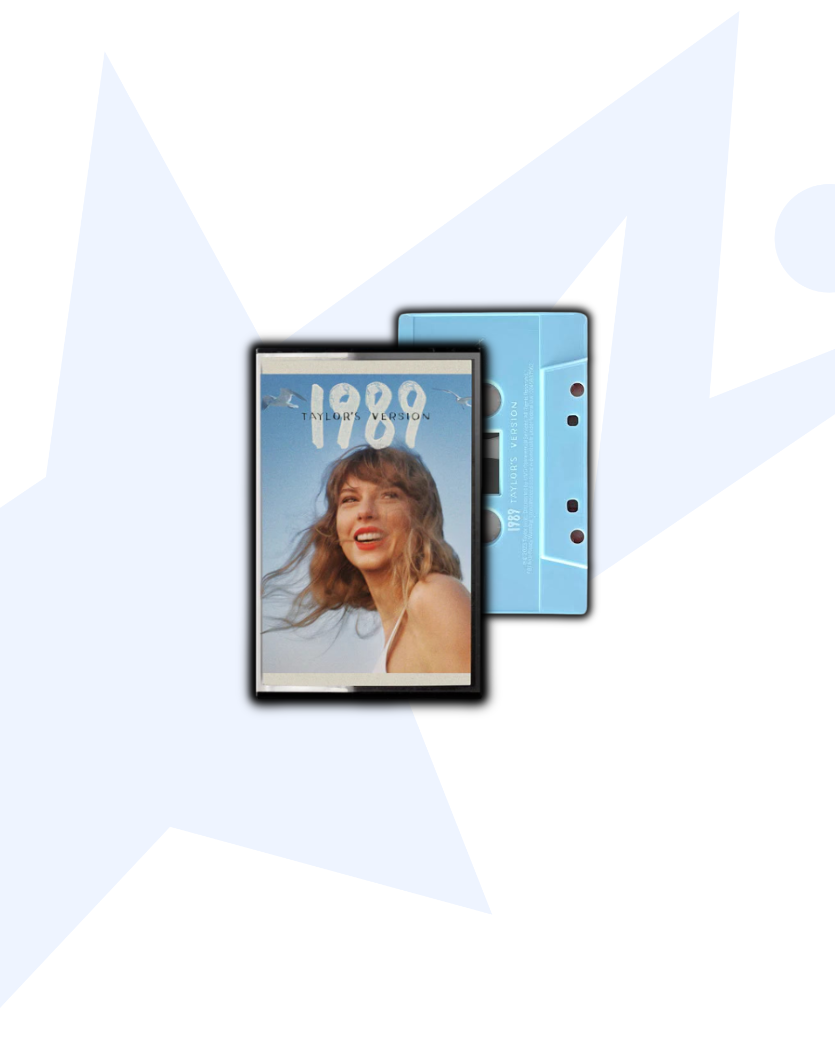 Taylor Swift 1989 Taylor’s version Cassette (Azul/Rosa)