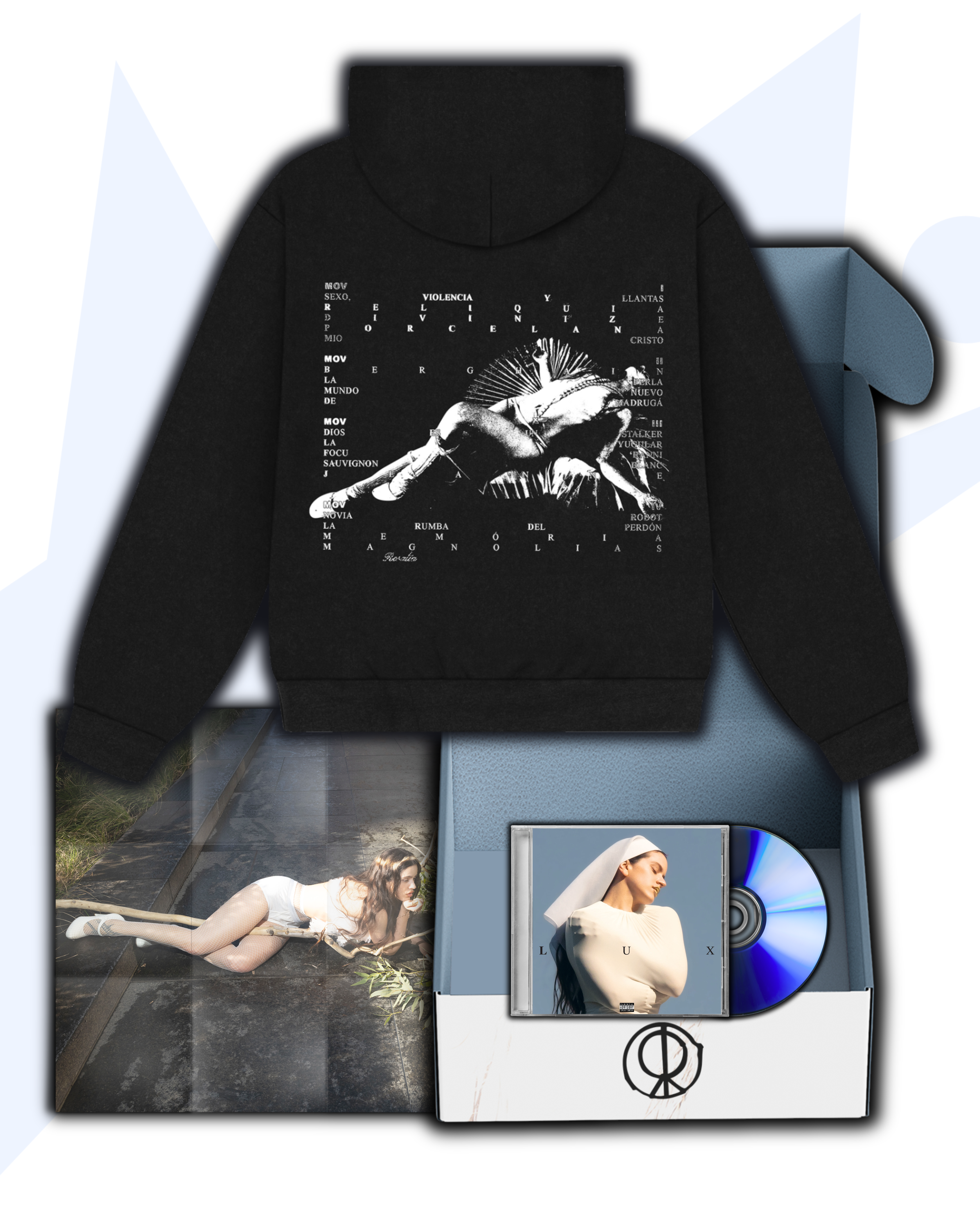 Rosalía LUX Box Set (Hoodie Negra + Póster + CD)