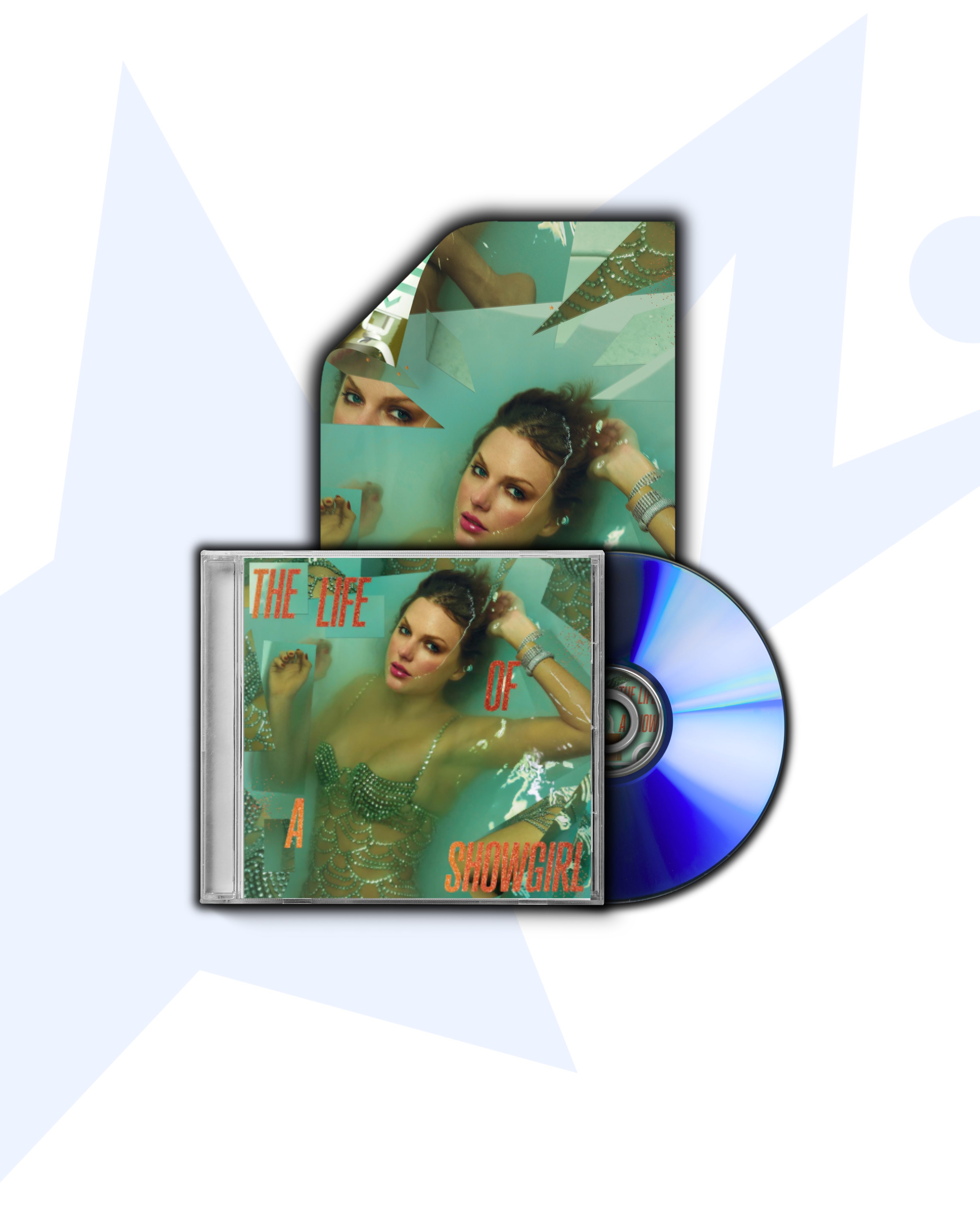 Taylor Swift The Life of a Showgirl CD W/Poster