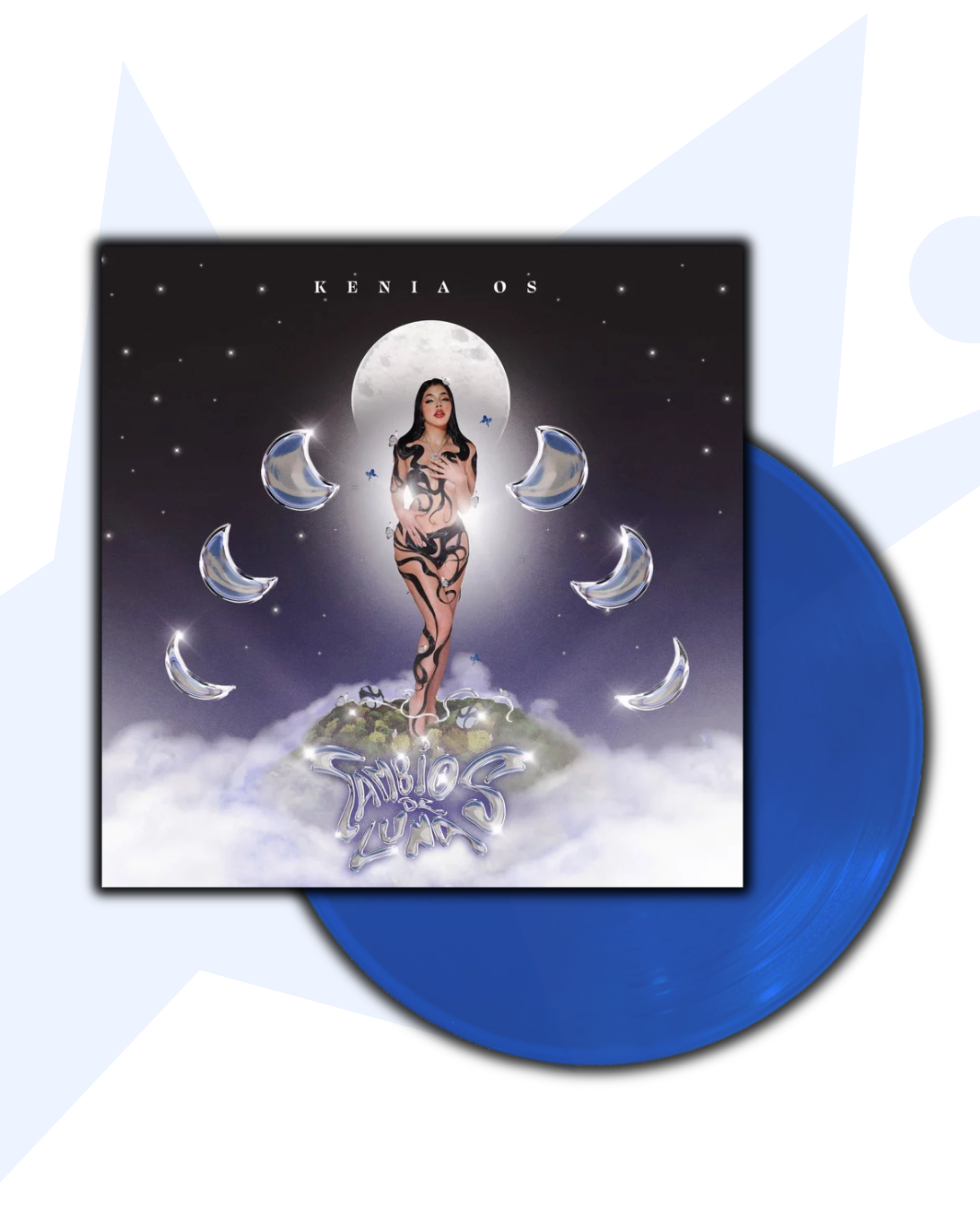 Kenia Os Cambios de Luna 1LP Vinilo (Azul Traslúcido)