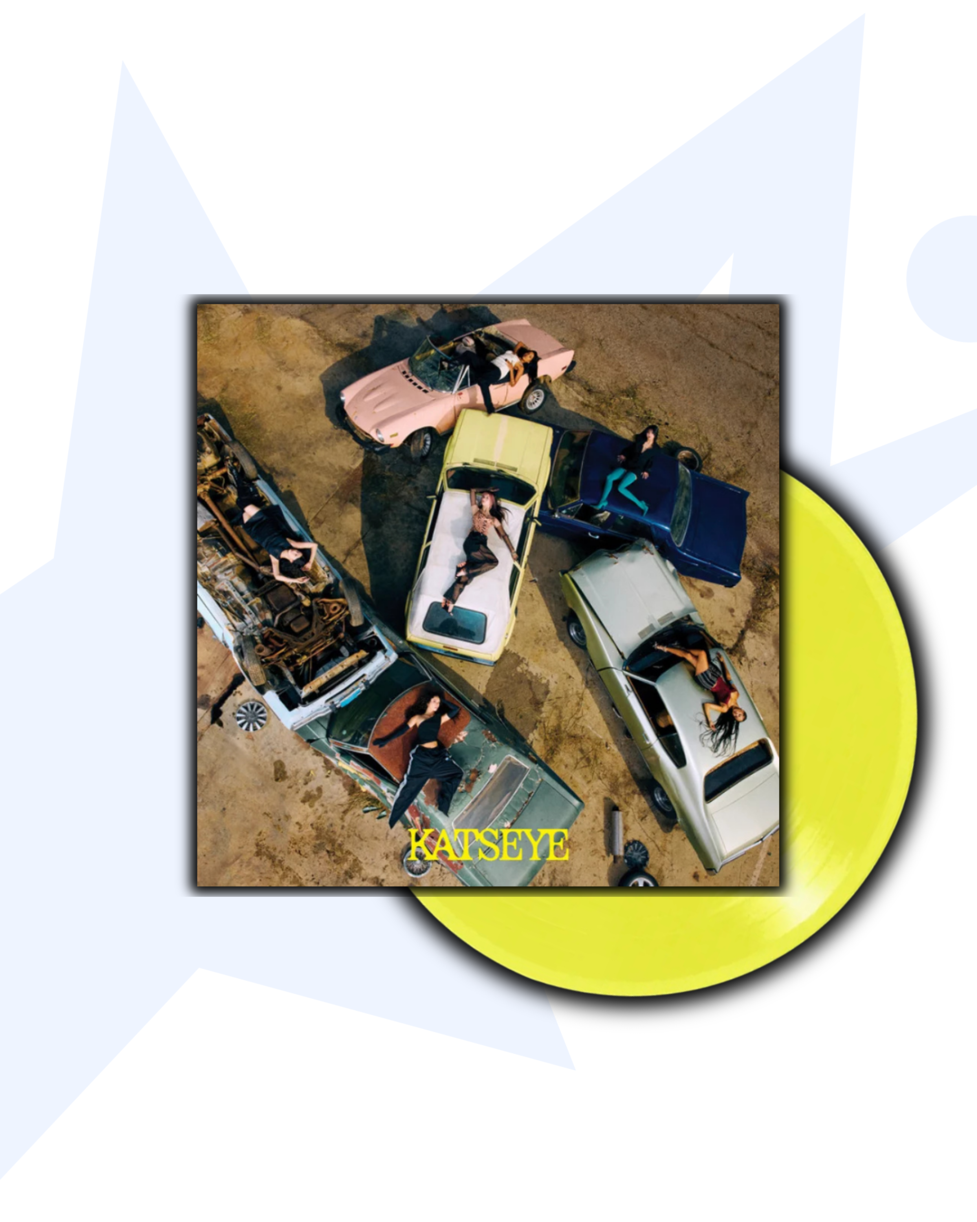 Katseye Beautiful Chaos 1LP Official Store Exclusive (Amarillo)