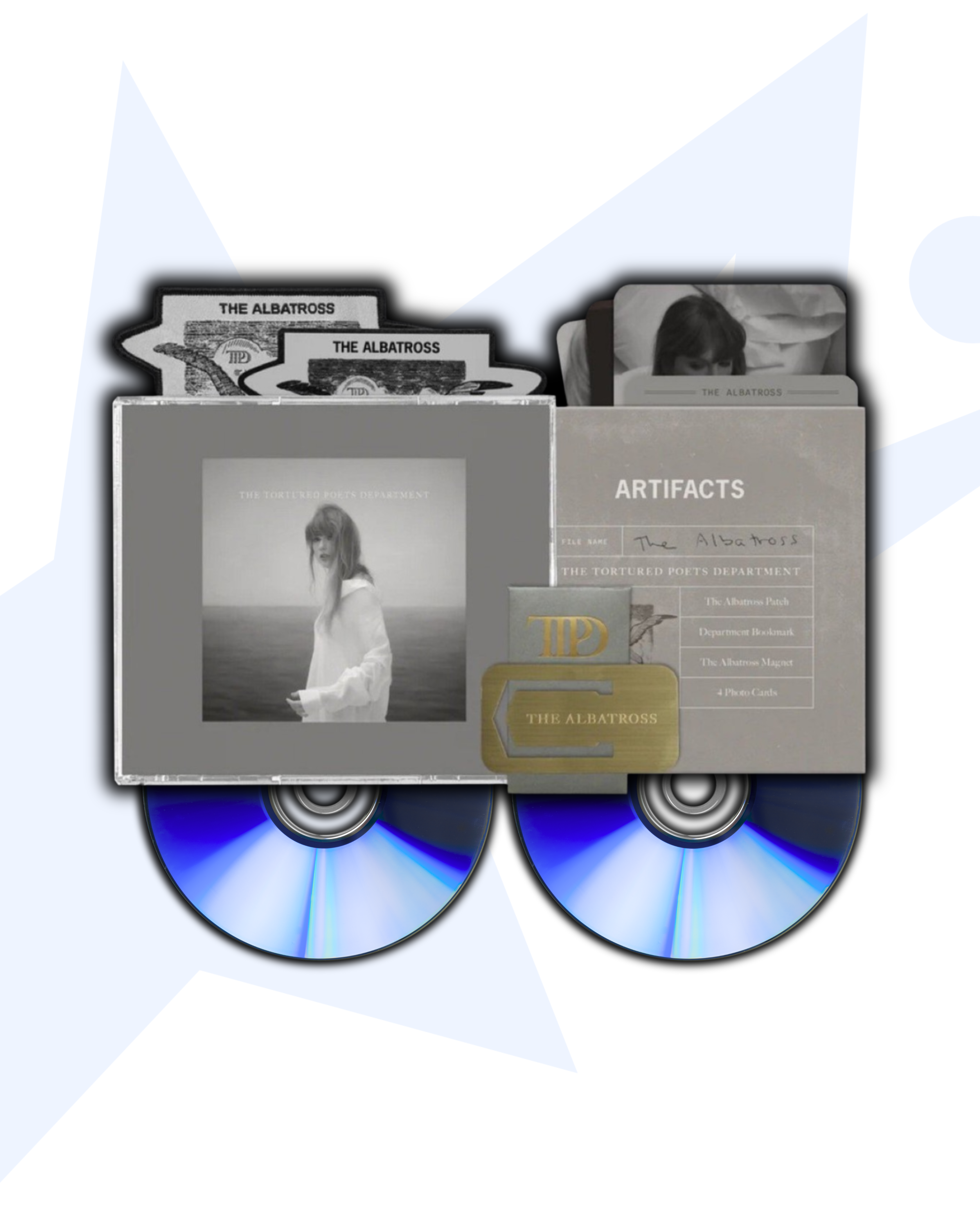 Taylor Swift TTPD CD Deluxe: The Albatross (Gris)