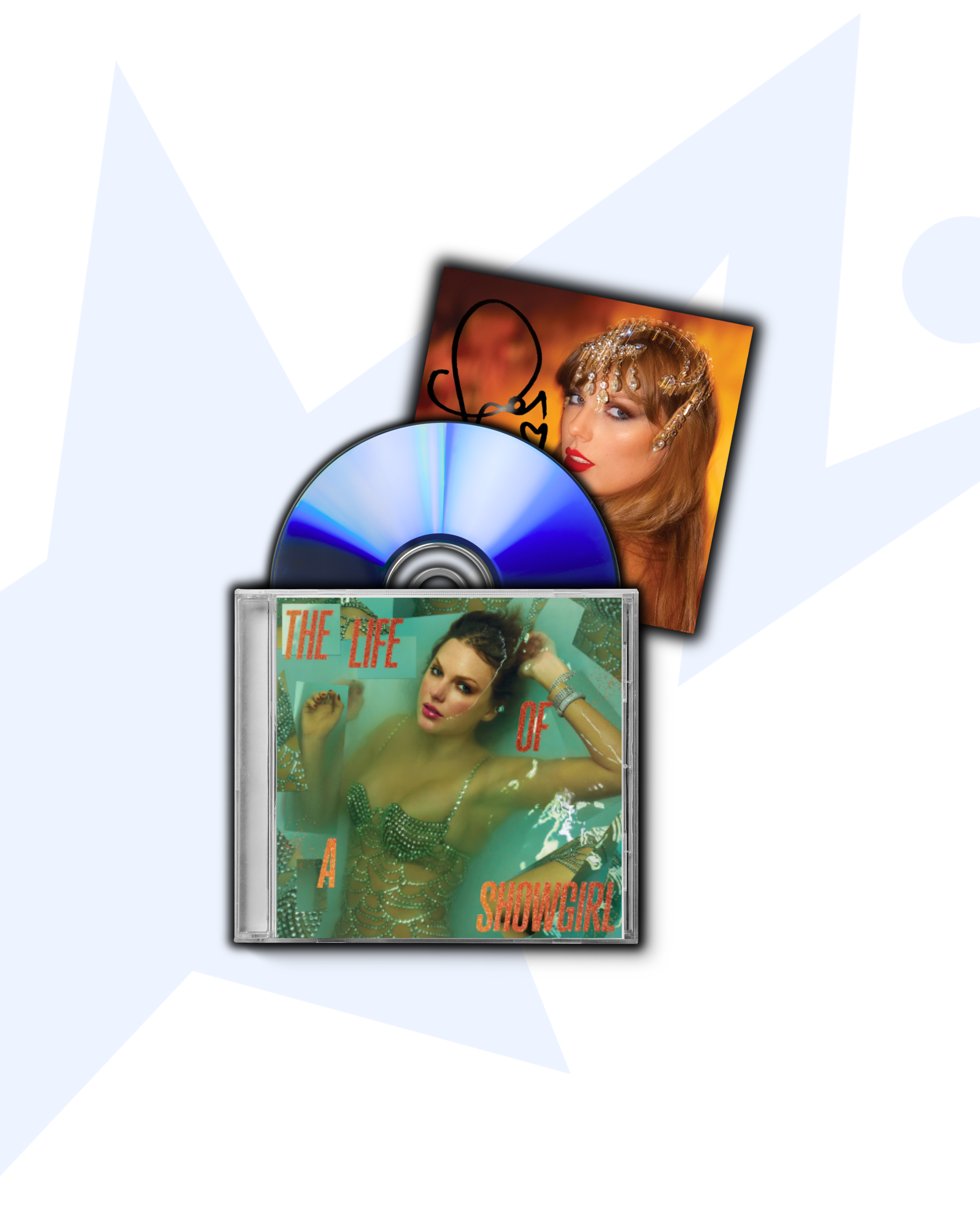 Taylor Swift The Life of a Showgirl CD + Autógrafo Litografía 1