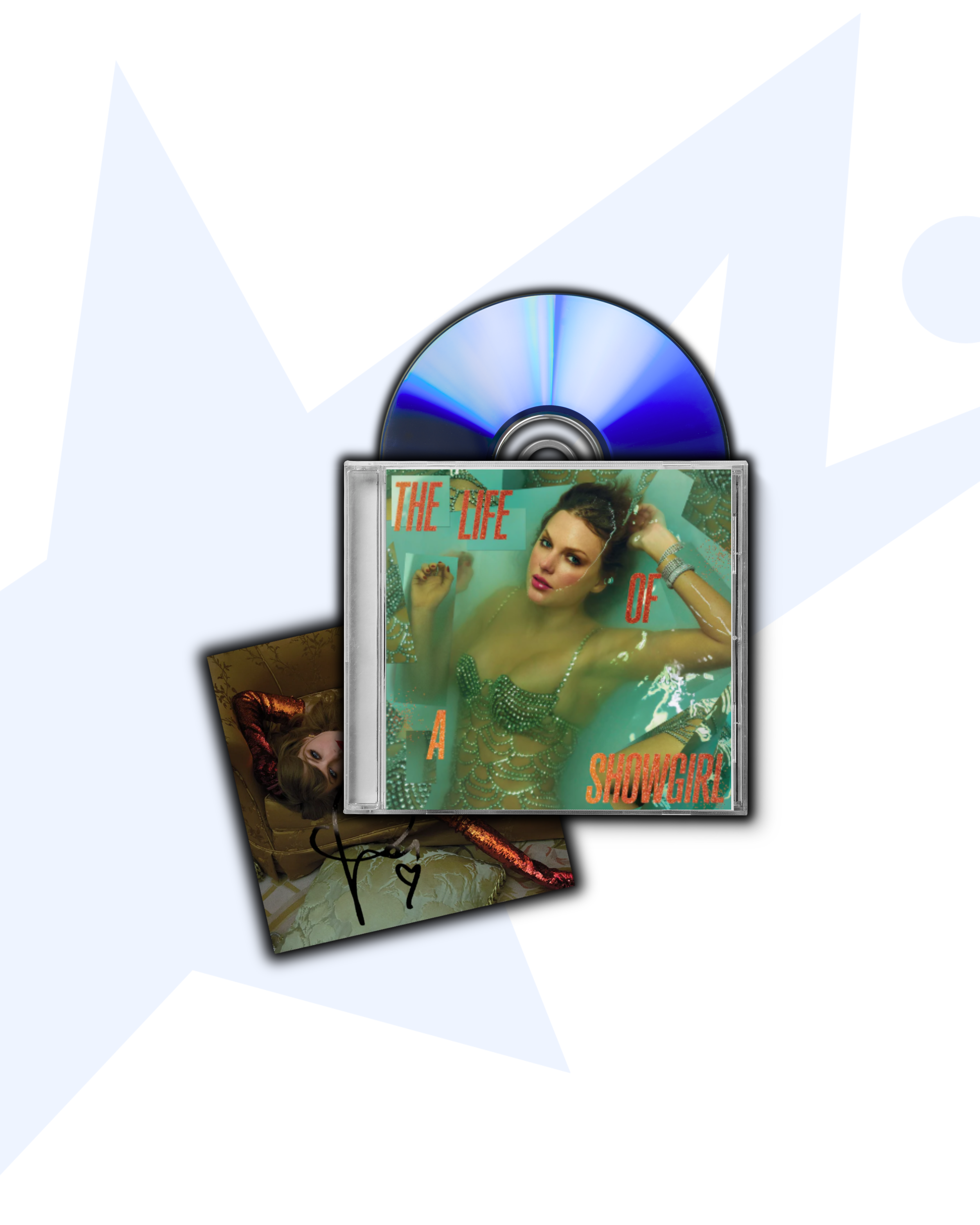 Taylor Swift The Life of a Showgirl CD + Autógrafo Litografía 2