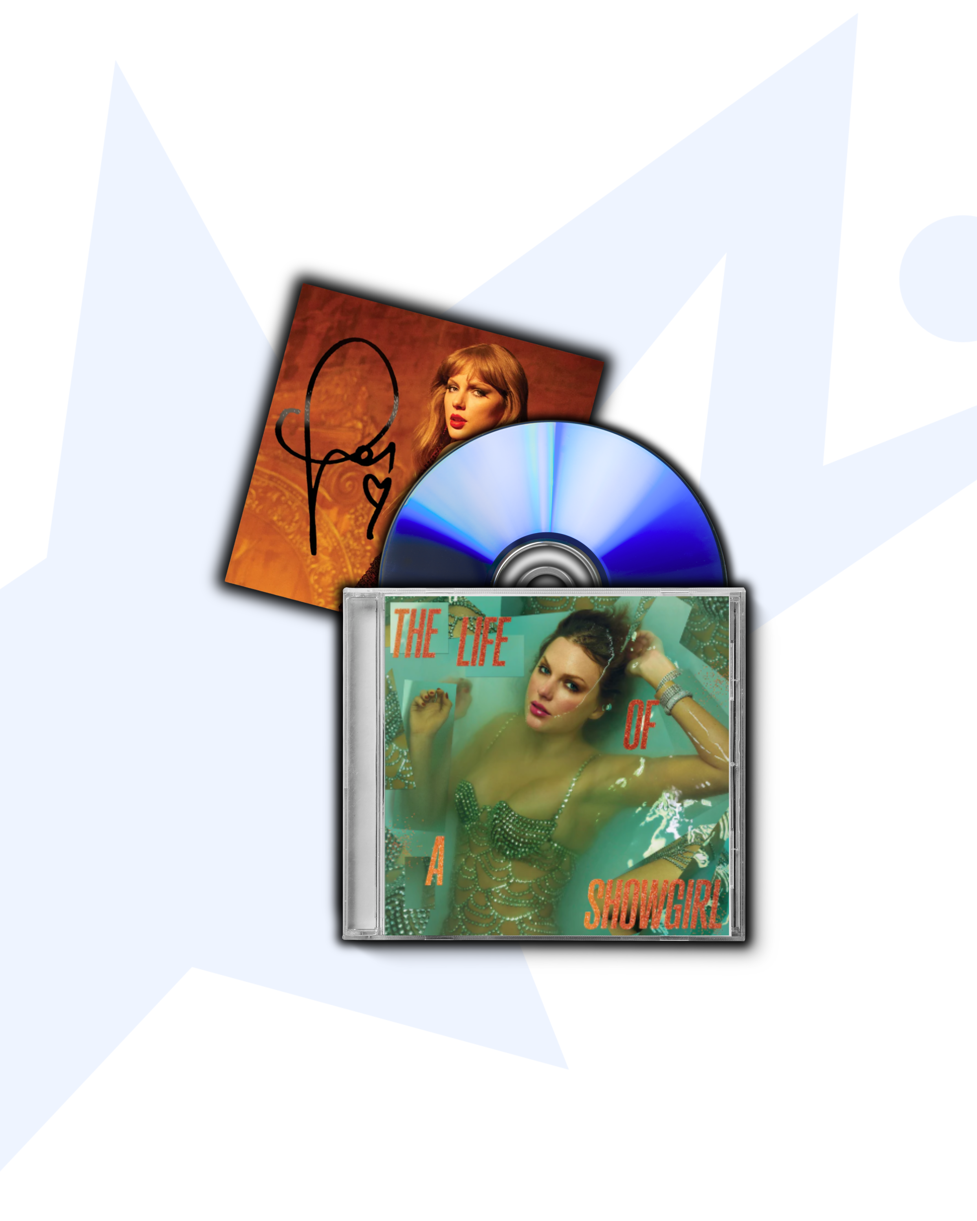 Taylor Swift The Life of a Showgirl CD + Autógrafo Litografía 3