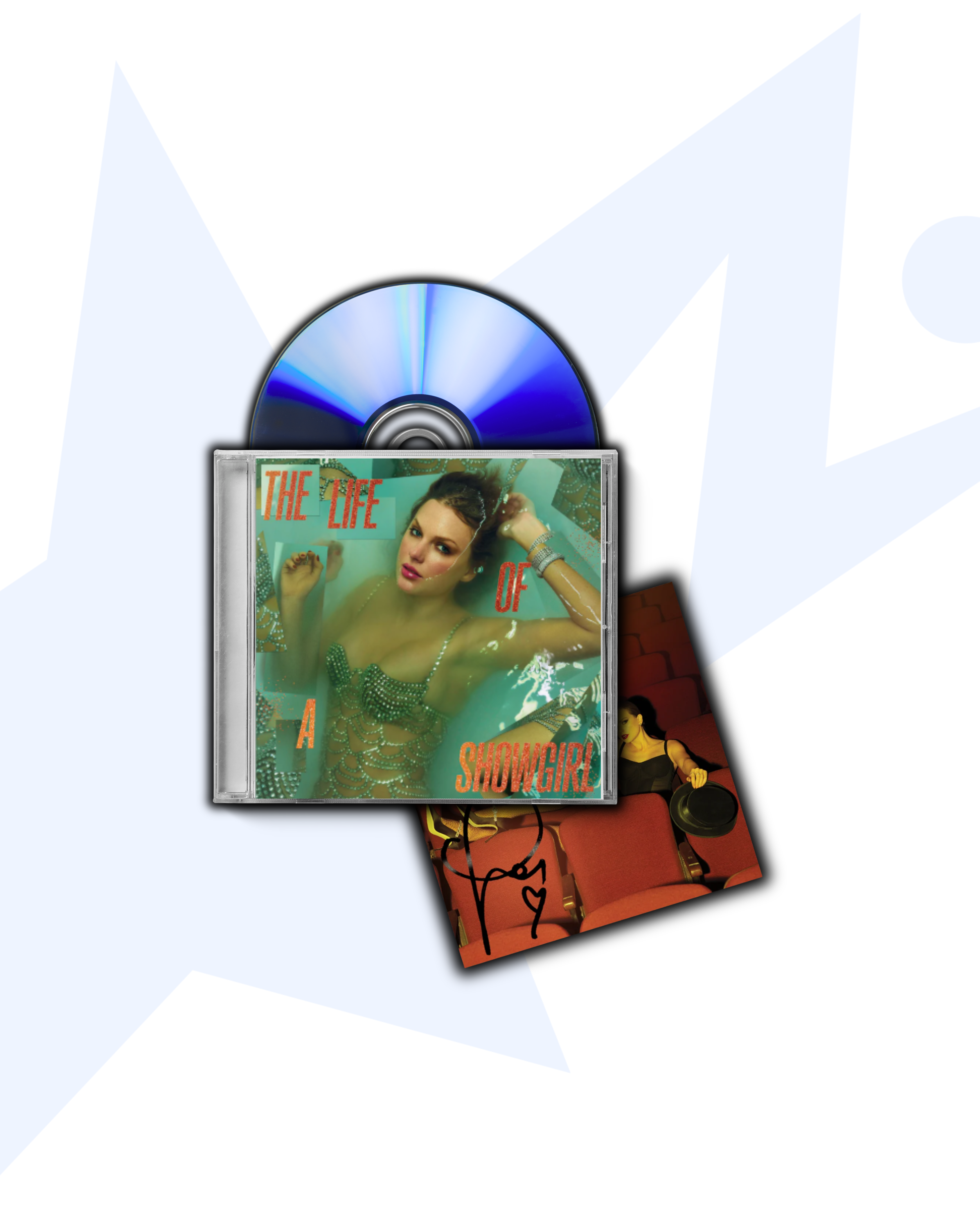 Taylor Swift The Life of a Showgirl CD + Autógrafo Litografía 4